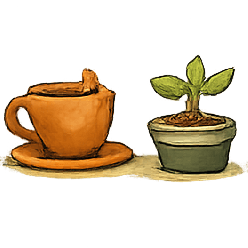 Coffee shop and nursery