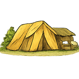 Campsites with ablutions