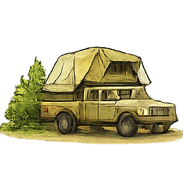 Overland campsites