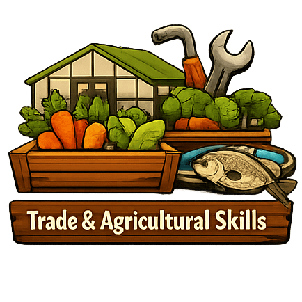Trade and agricultural skills icon